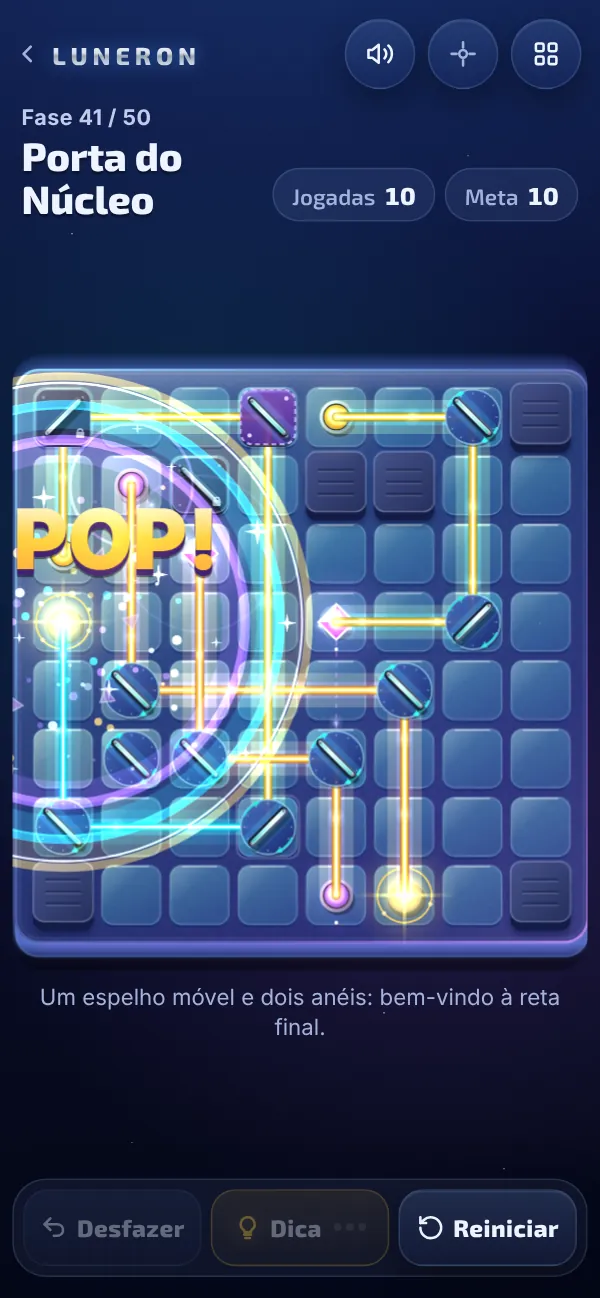 Fase 41: o momento da solução, POP!